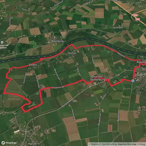 Ossekampen and Maas Loop via Ons Kloosterpad