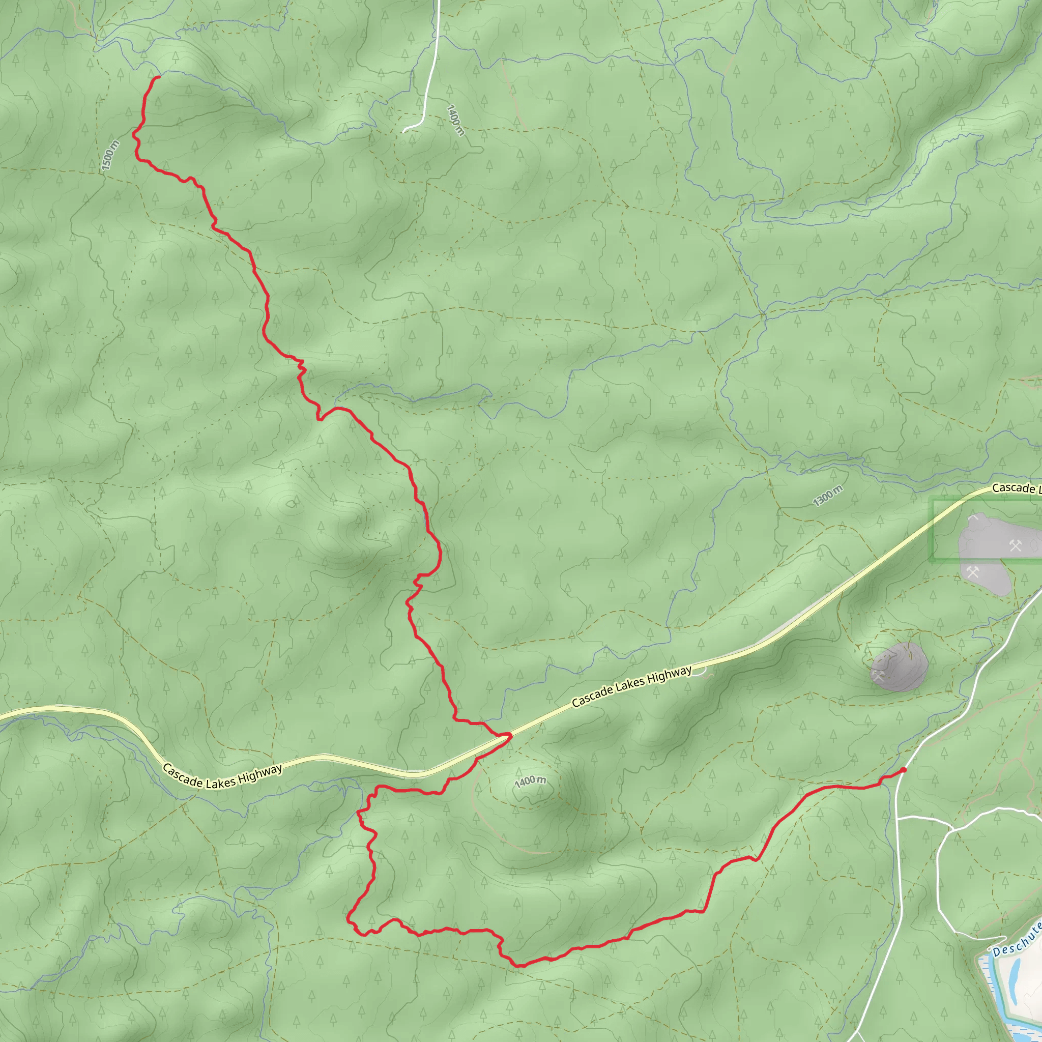 Storm King Trail mobile static map