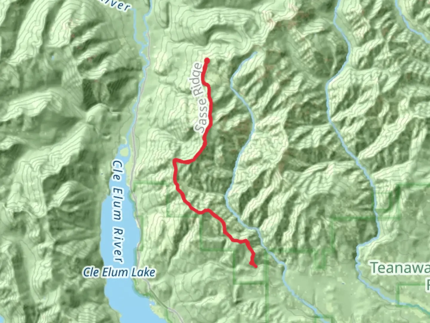 An image depicting the trail Corral Creek Trail and its surrounding area.