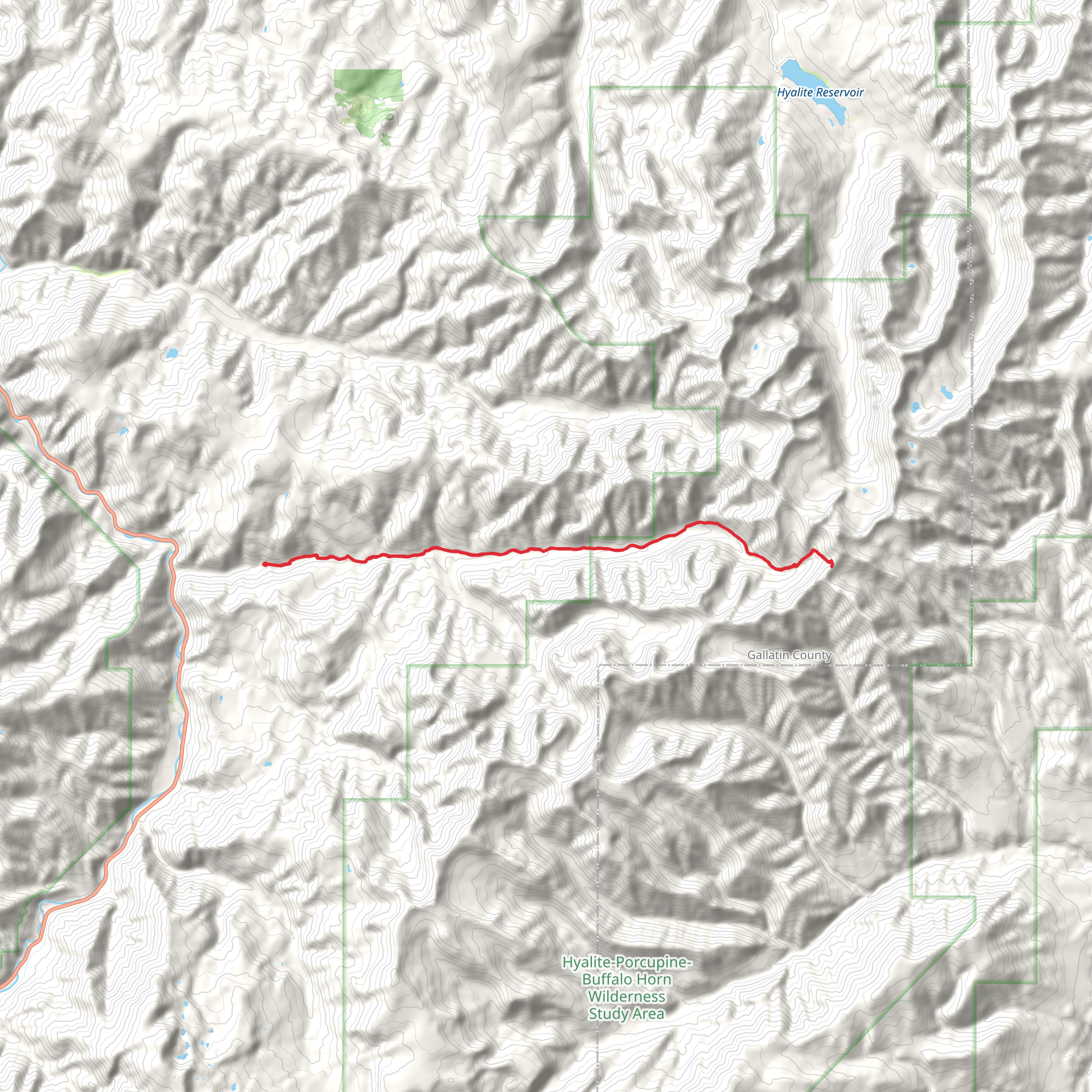Swan Creek Trail mobile static map