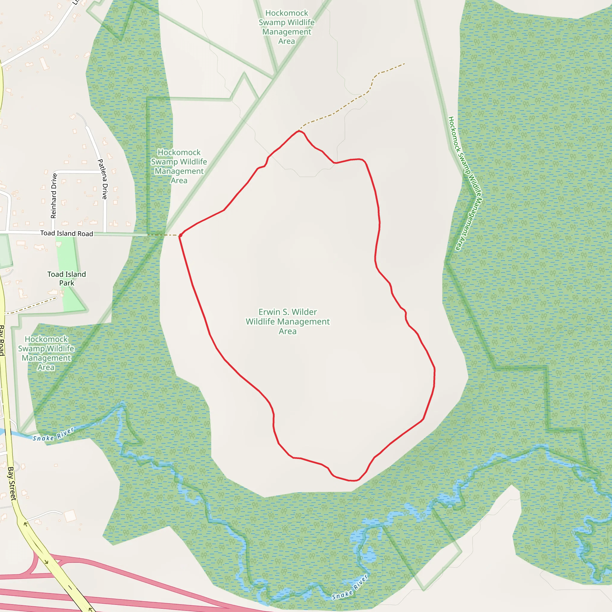 Snake River - Massachusetts mobile static map