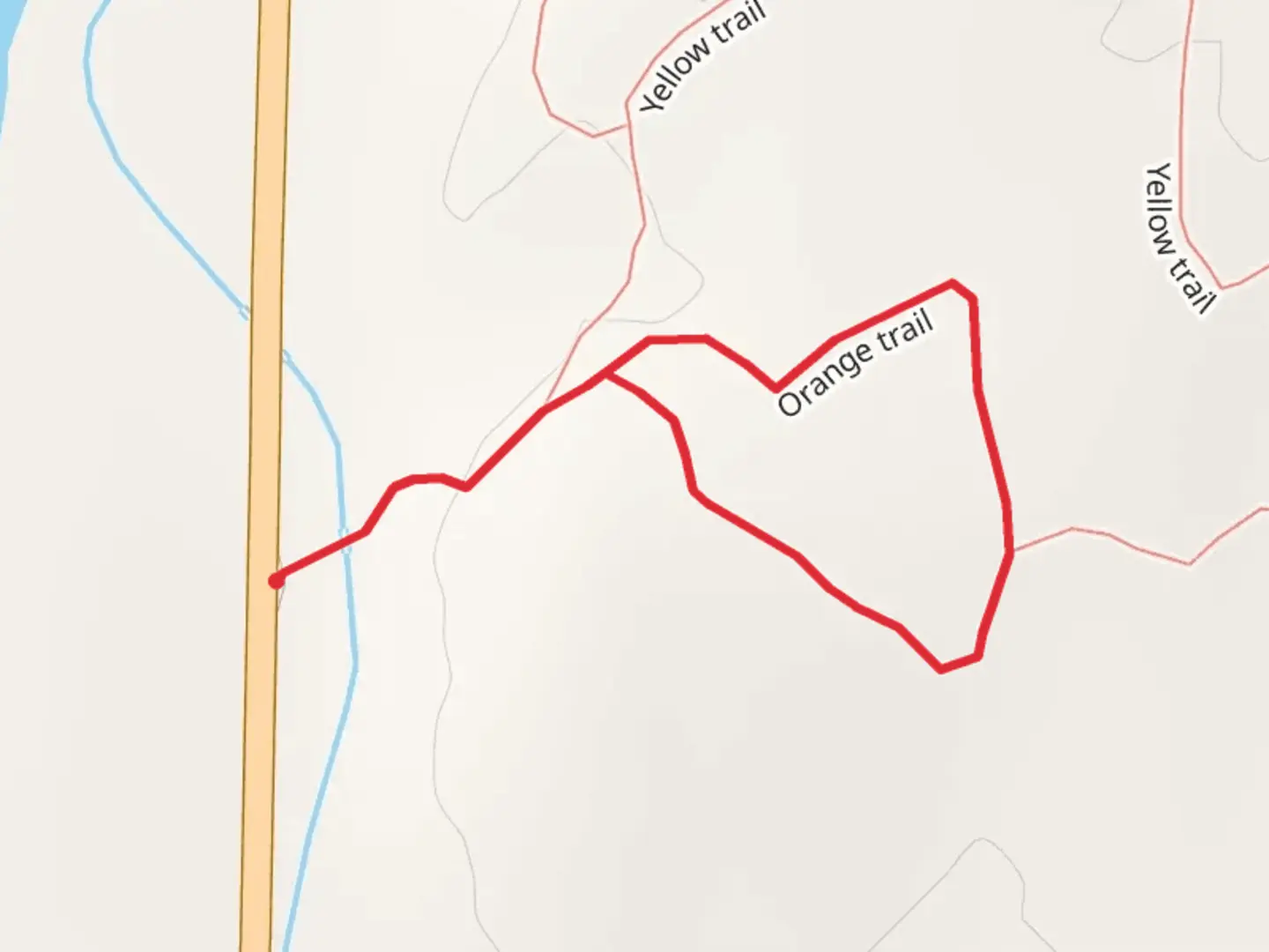 An image depicting the trail Denton Sanctuary - Orange Trail and its surrounding area.
