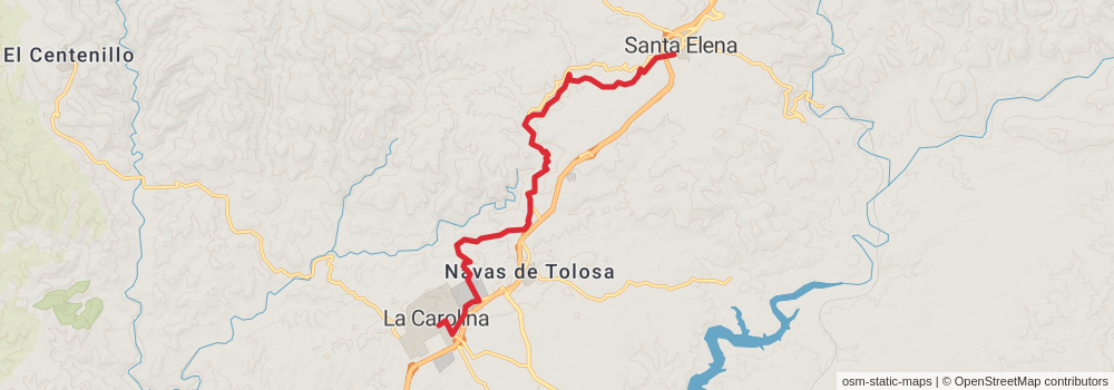 GR 48 - Sierra Morena - Andalusia stage 30 Map