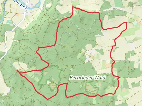 Bernrieder Wald and Gorbelmoos Loop