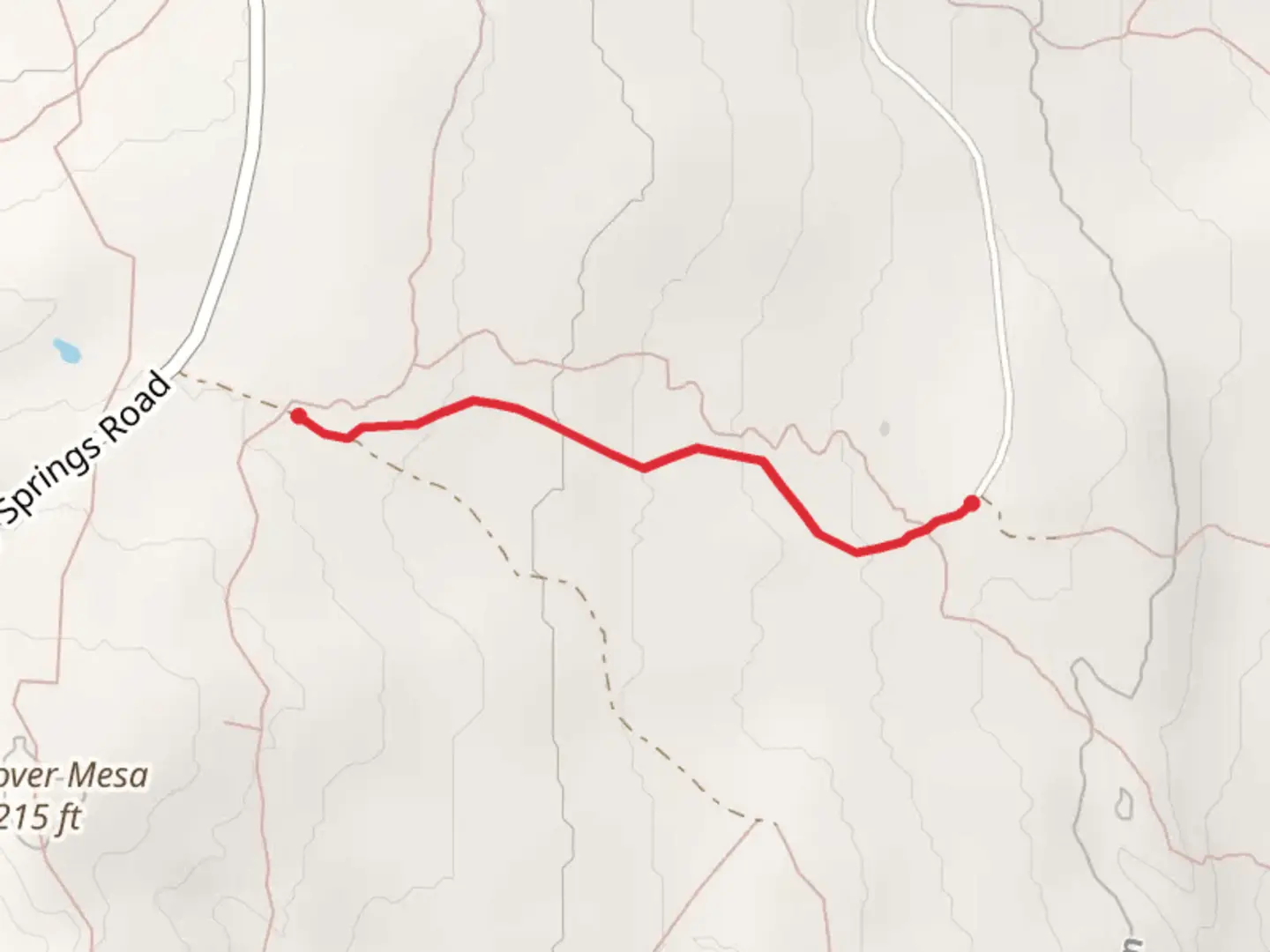 An image depicting the trail Cutover Trail and its surrounding area.