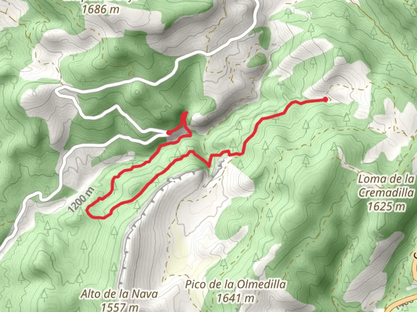 An image depicting the trail Alcalá River Canyon - GR® 8 PR TE 26 and its surrounding area.