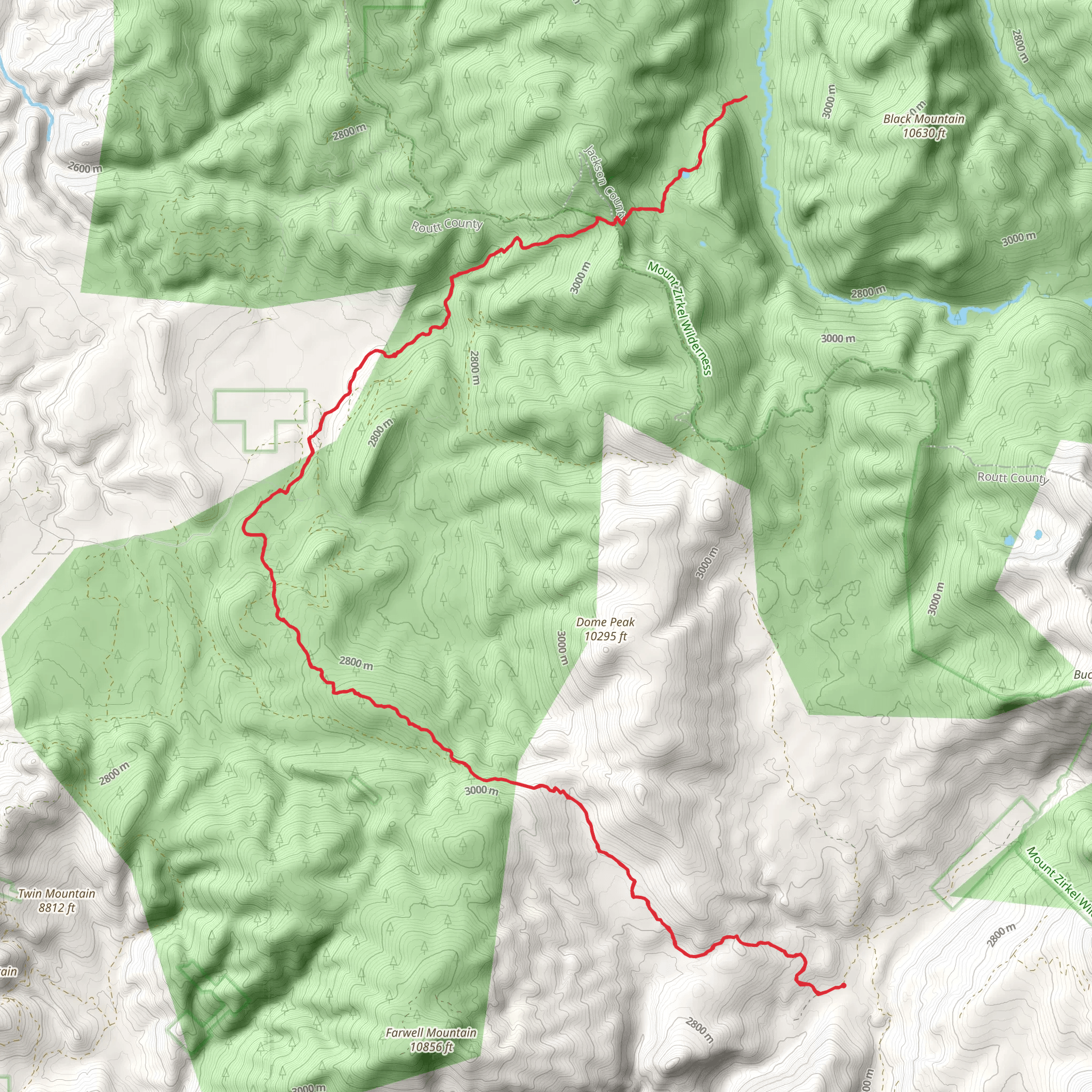 Manzanares Trail mobile static map