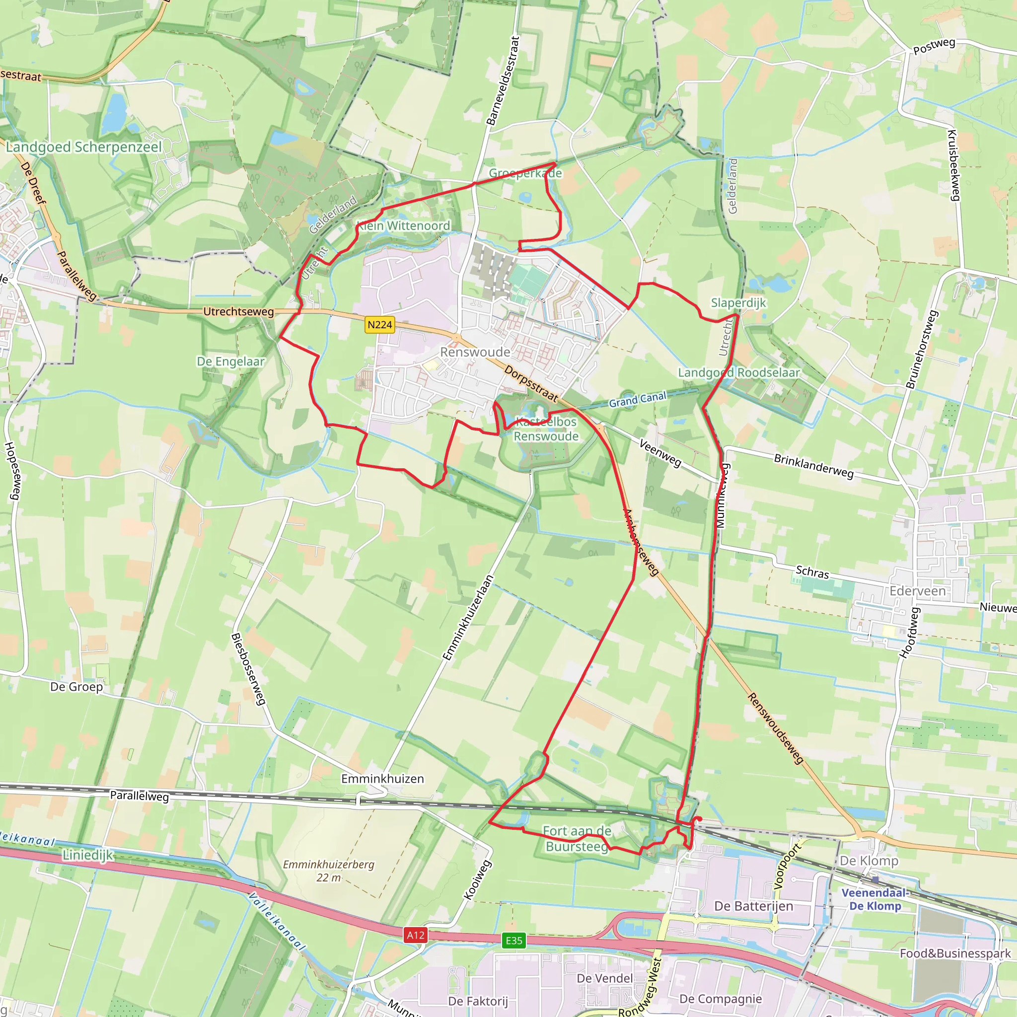 Jufferpad Loop mobile static map