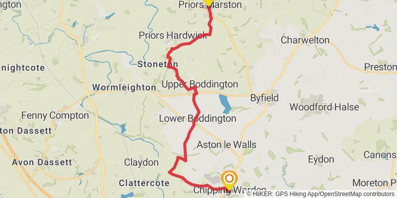 Millennium Way in Warwick stage 8 Map