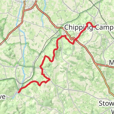 Cotswold Way 4-Day Gentle Tour (Hillwalk Tours) mobile static map