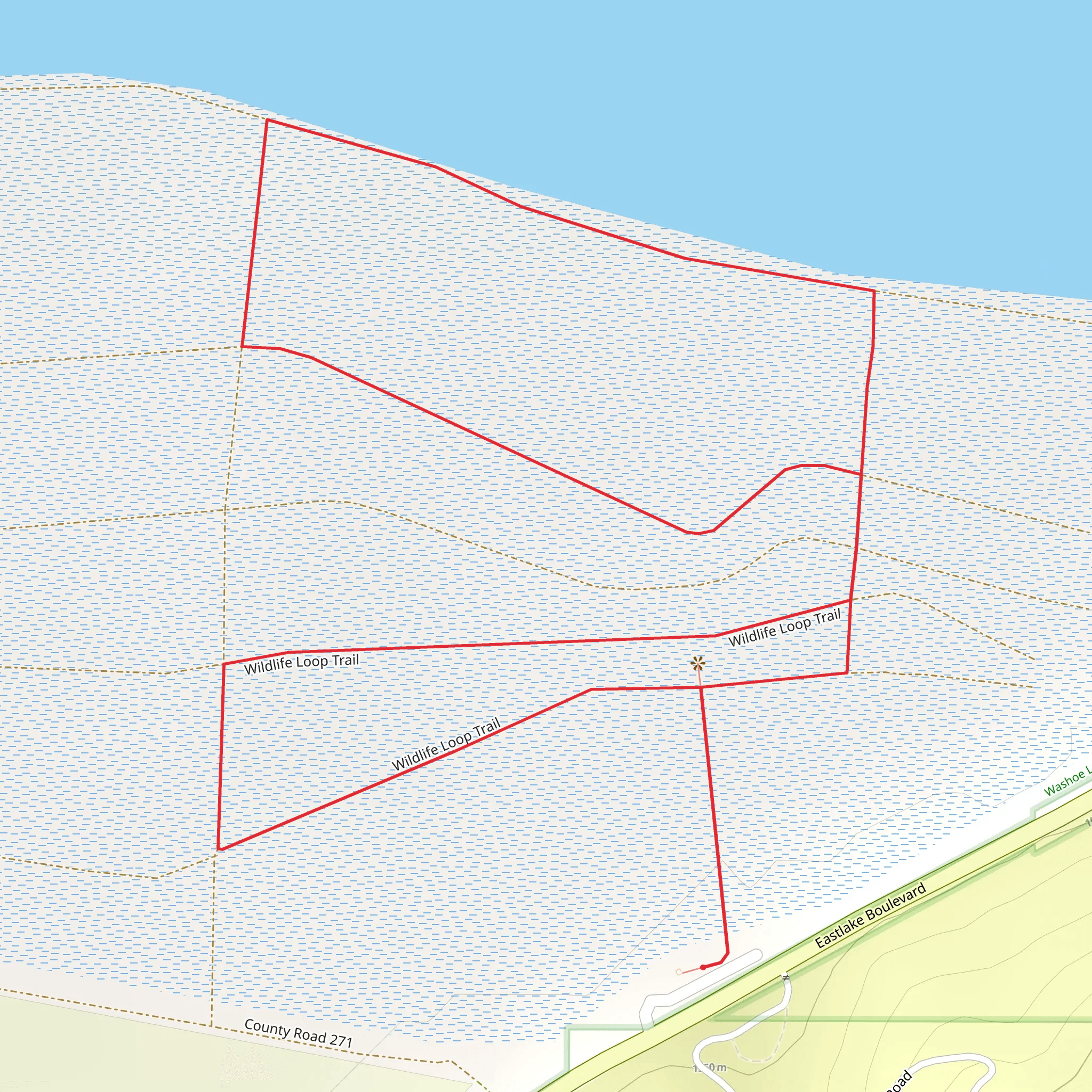 Wildlife Loop Trail from Eastlake Boulevard mobile static map