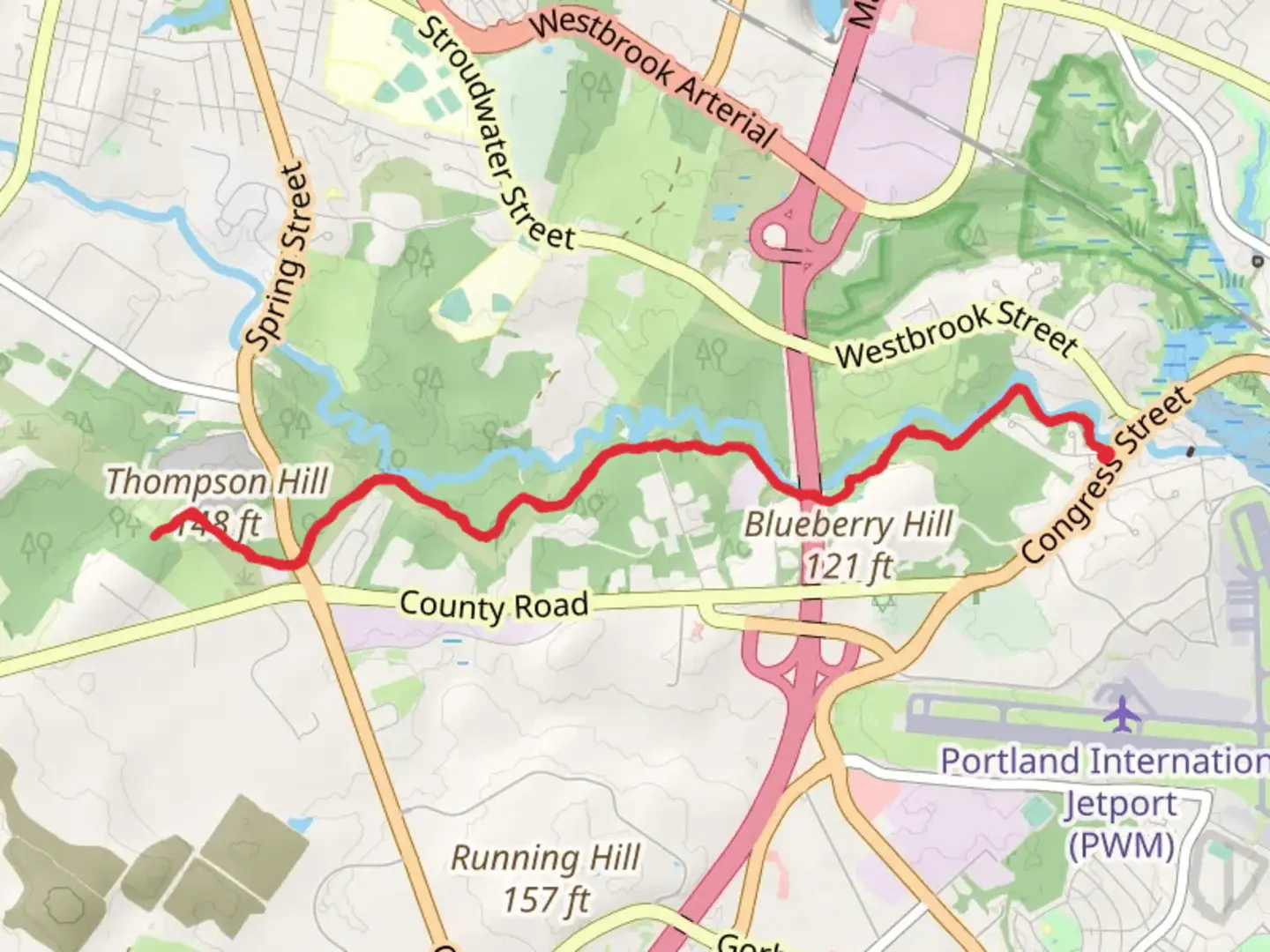 An image depicting the trail Stourdwater River Trail and its surrounding area.
