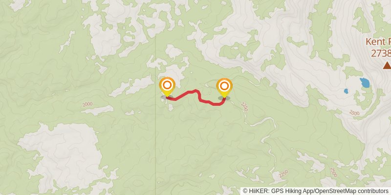 Sleeping Child Trail stage 2 Map
