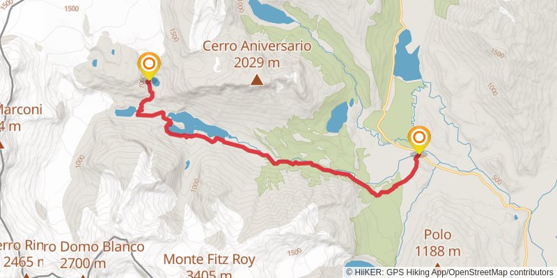 Vuelta al Hielo stage 2 Map