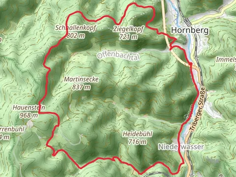 Hornberg to Hauenstein Loop