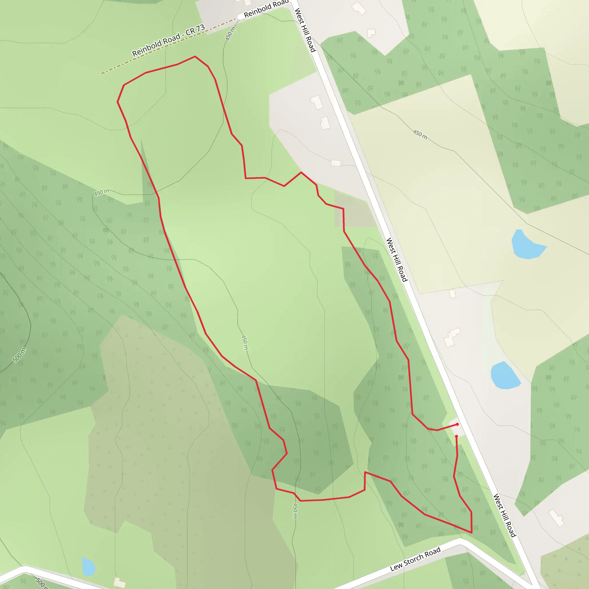 Batting Cage Loop mobile static map