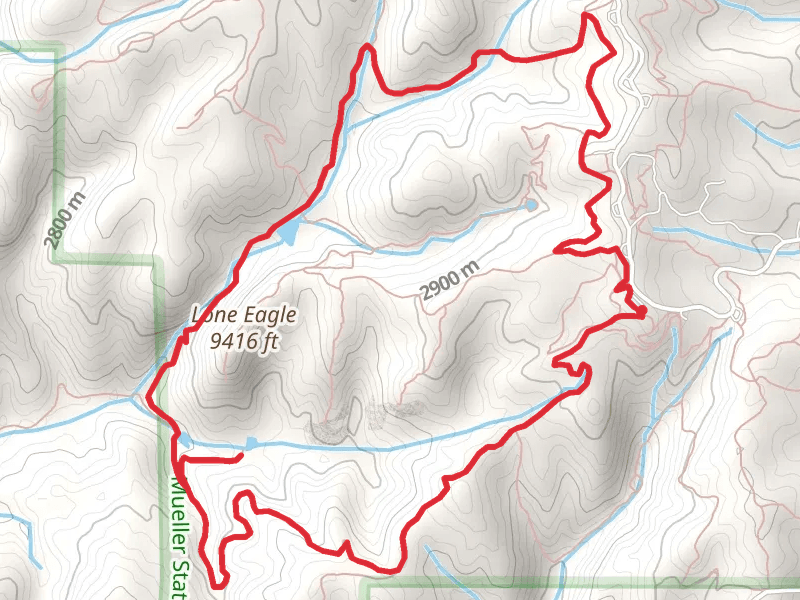 Rock Pond, Brook Pond and Rock Canyon Loop