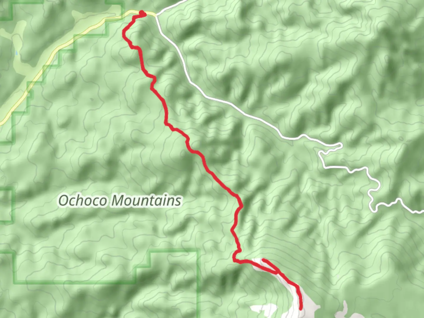 An image depicting the trail North Point and Lookout Mountain via Lookout Mountain Trail and its surrounding area.