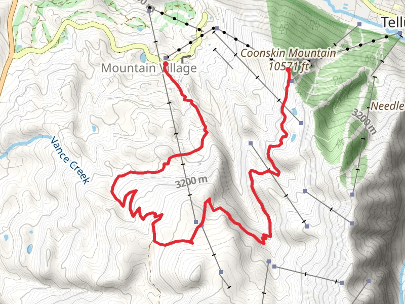 Coonskin Mountain and Prospect