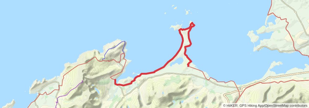 Dingle Way stage 7 Map