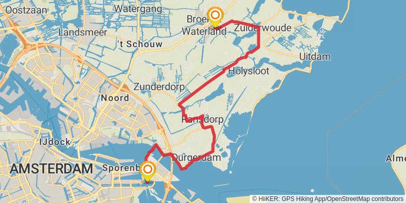 Trekvogelpad stage 5 Map