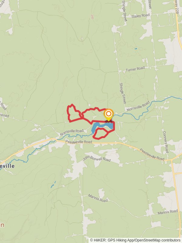 Macomb Reservation State Park Loop mobile static map