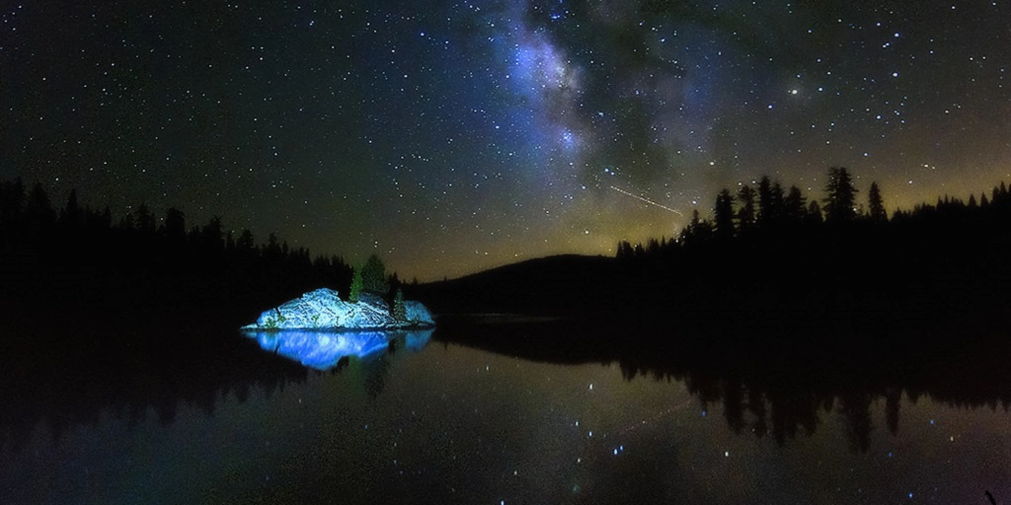 An image depicting the trail Gerle Creek Interpretive Trail to Gerle Creek Divide Reservoir and its surrounding area.