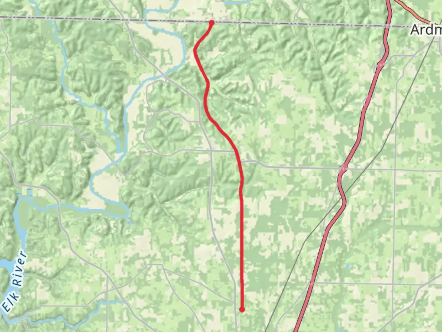 An image depicting the trail Richard Martin Trail and its surrounding area.