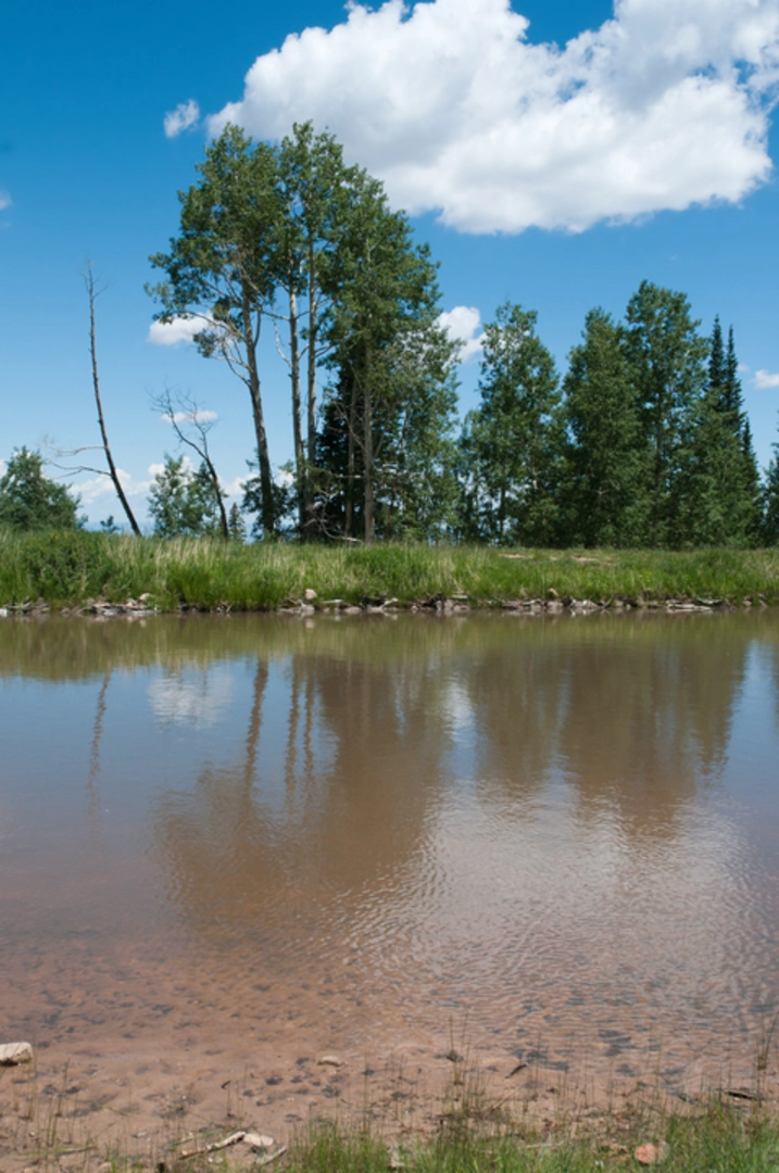 An image depicting the trail Fruita Reservoir Number 1 via Reservoir 1 Trail and its surrounding area.