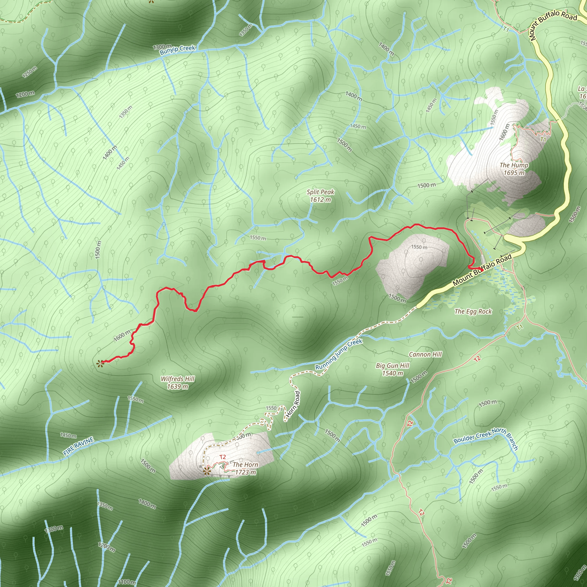 South Buffalo Track mobile static map