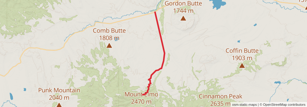 American Perimeter Trail - Rocky Mountains Primary stage 60 Map