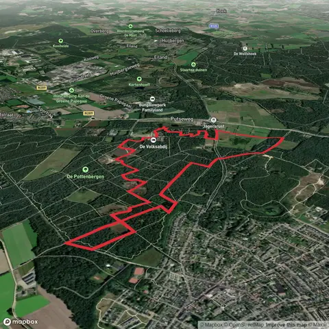 Wassche Ven and Lelievijver via Wandelpad Kikker