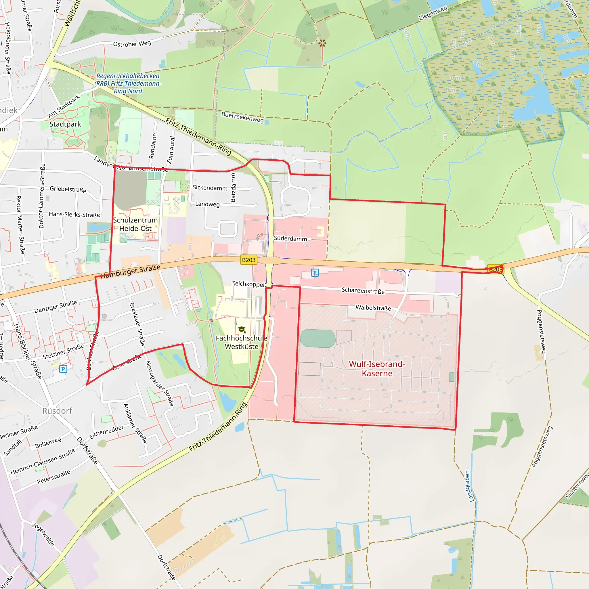 Rundwanderweg Tour 3 mobile static map