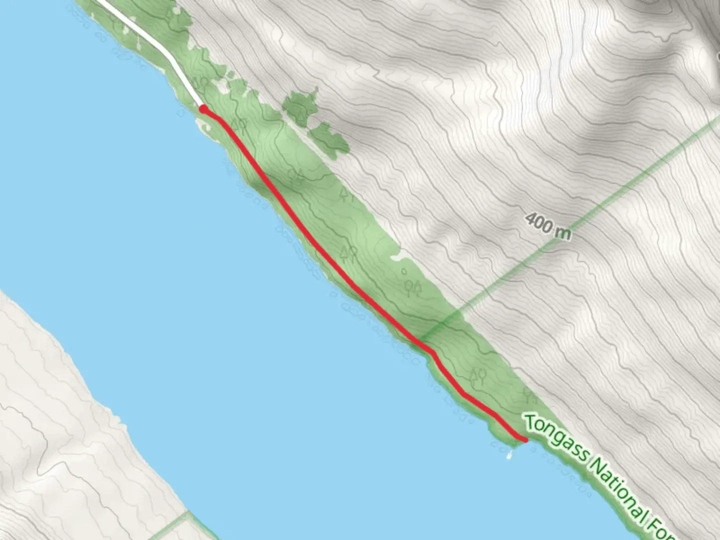 An image depicting the trail Point Bishop Dupont Trail and its surrounding area.