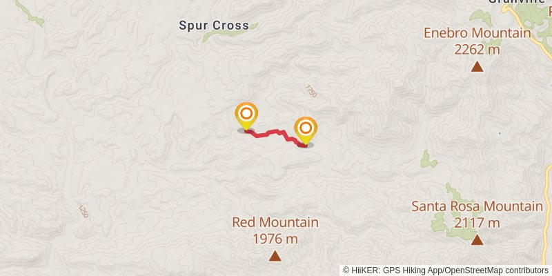 Painted Bluff Trail stage 2 Map
