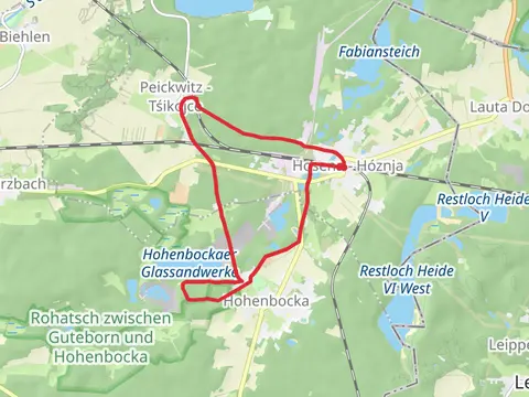 RL Schweinemastanlage via Hohenbocka - Senftenberger See