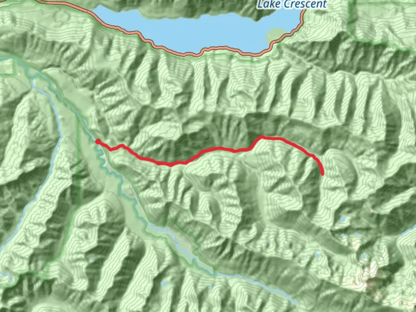 An image depicting the trail North Fork Soleduck Primitive Trail and its surrounding area.