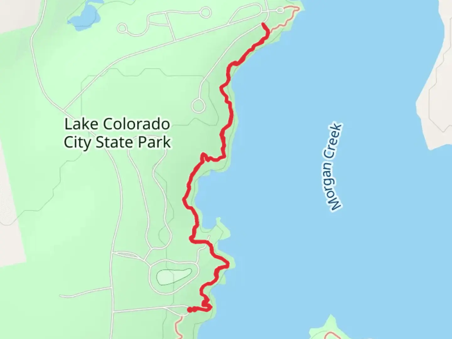 An image depicting the trail Cactus Cut Trail and its surrounding area.