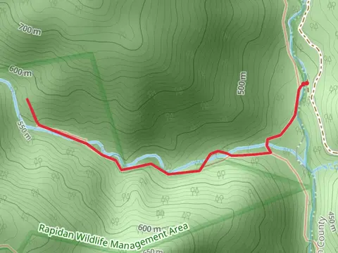 Devils Ditch Hunter Access Trail