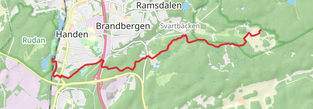 Sörmlandsleden Trail stage 3 Map
