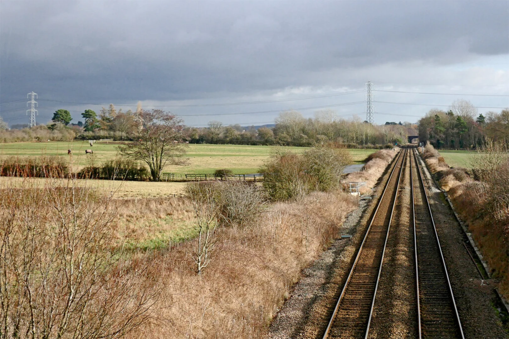 An image depicting the trail Codsall Loop and its surrounding area.