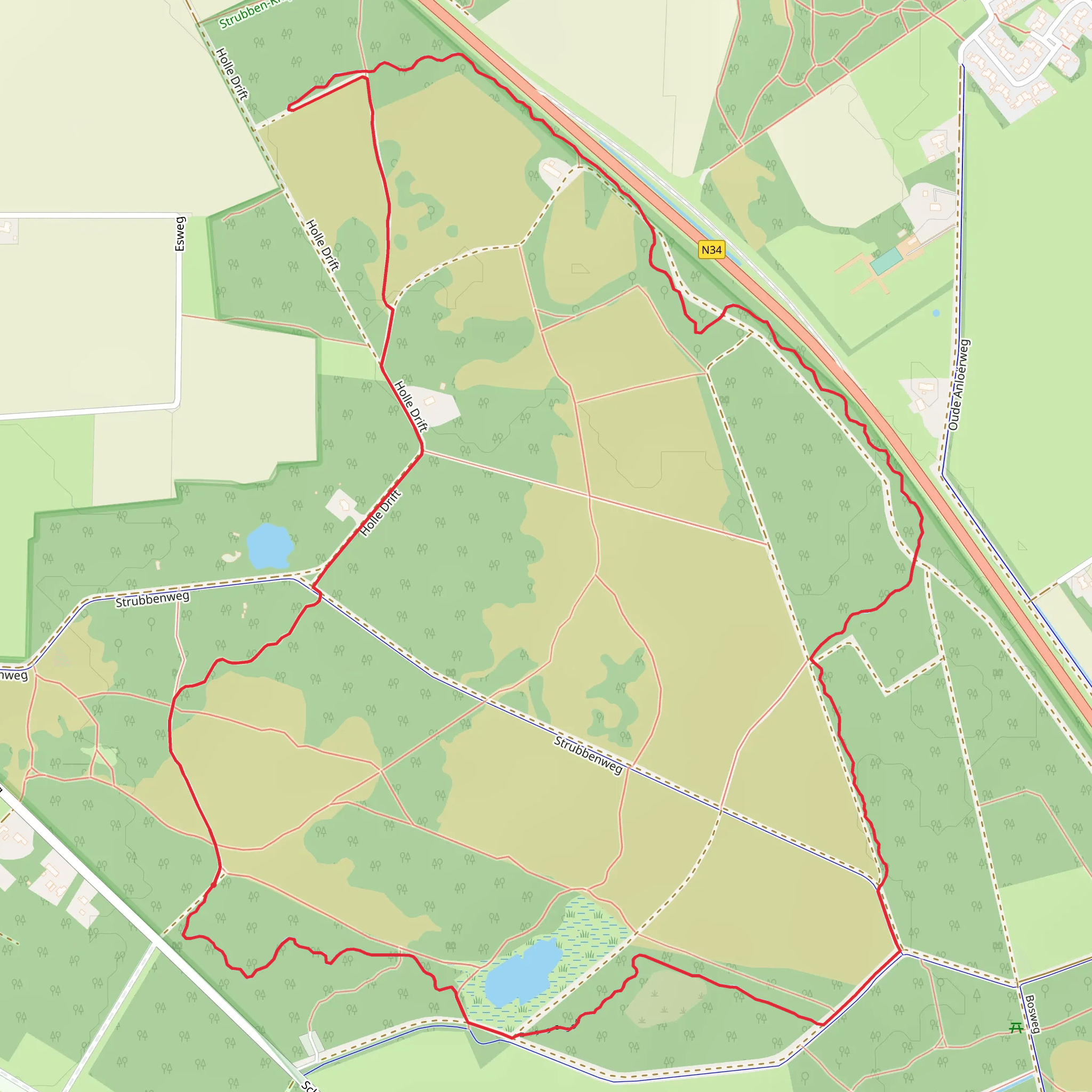 Buitenzorg and Sans Souci Loop mobile static map