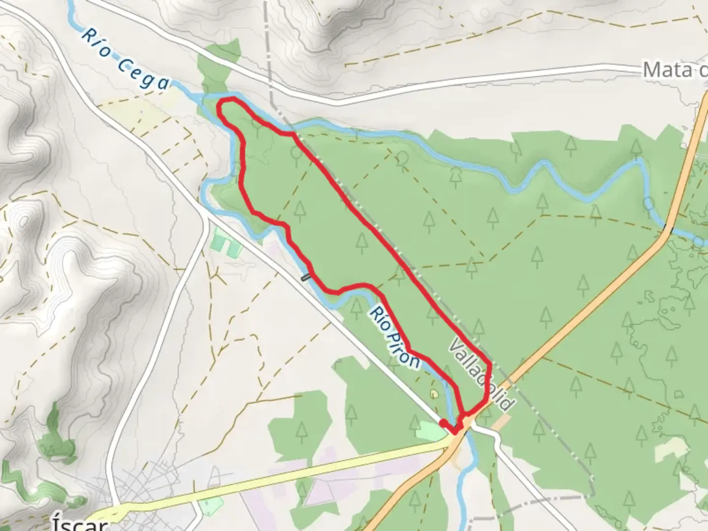 An image depicting the trail Resin Trail PR VA 38 and its surrounding area.