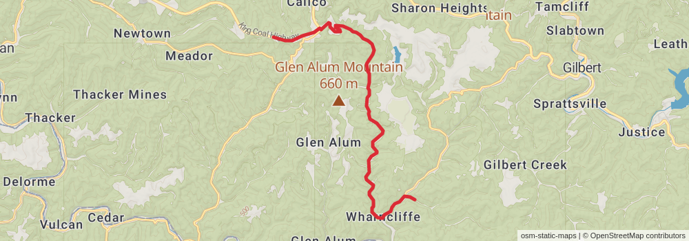 American Perimeter Trail - Southern Appalachian Primary stage 46 Map