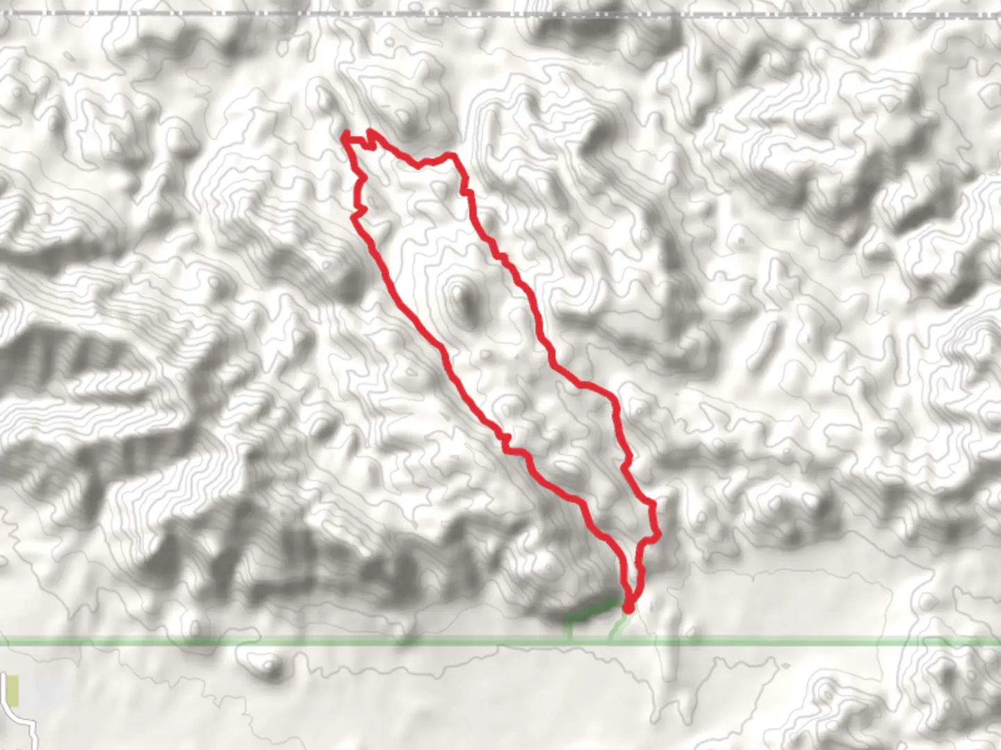 An image depicting the trail Dutchman, Bluff Spring and Peralta Canyon Loop Trail and its surrounding area.