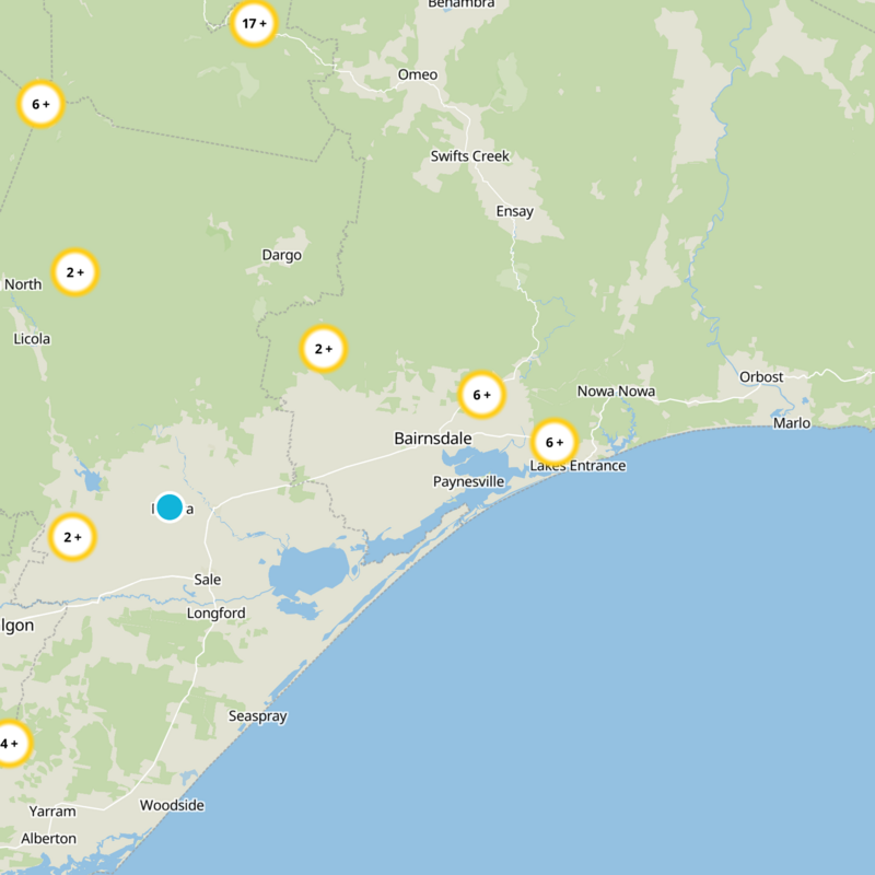 East Gippsland Static Map
