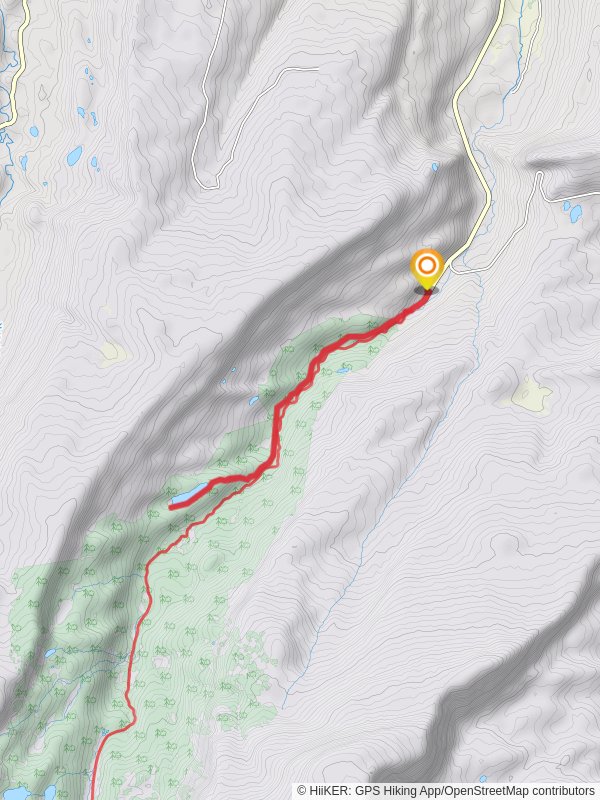 Alligator Lake via Henry's Fork Trail mobile static map