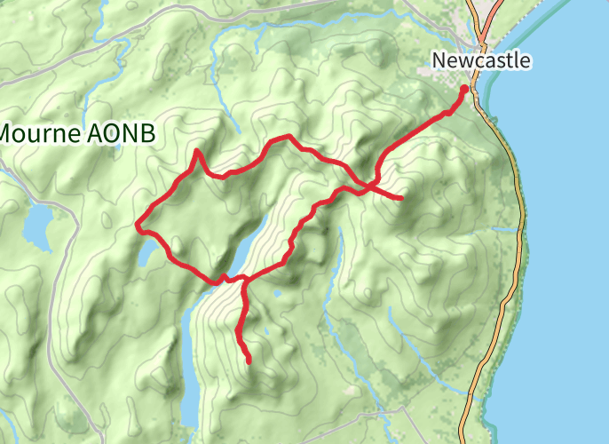 Mourne 7 7s mobile static map