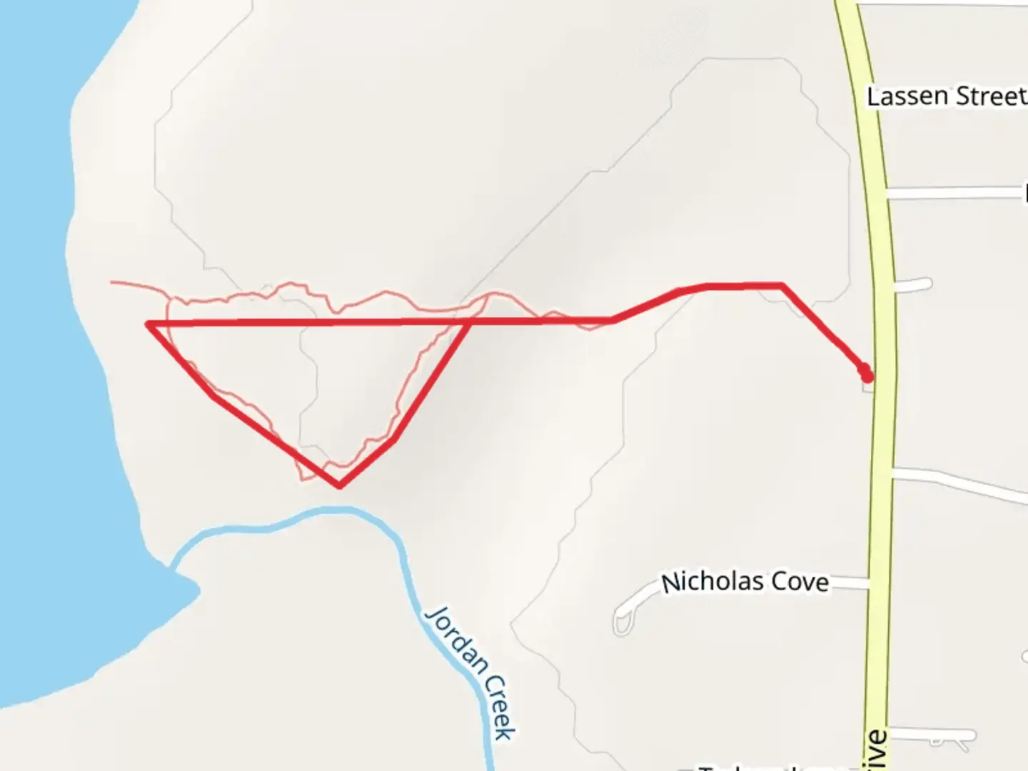 An image depicting the trail Lake Earl Coastal Lagoon Loop Trail and its surrounding area.