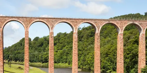 An image depicting the trail Sir Walter Scott Way and its surrounding area.